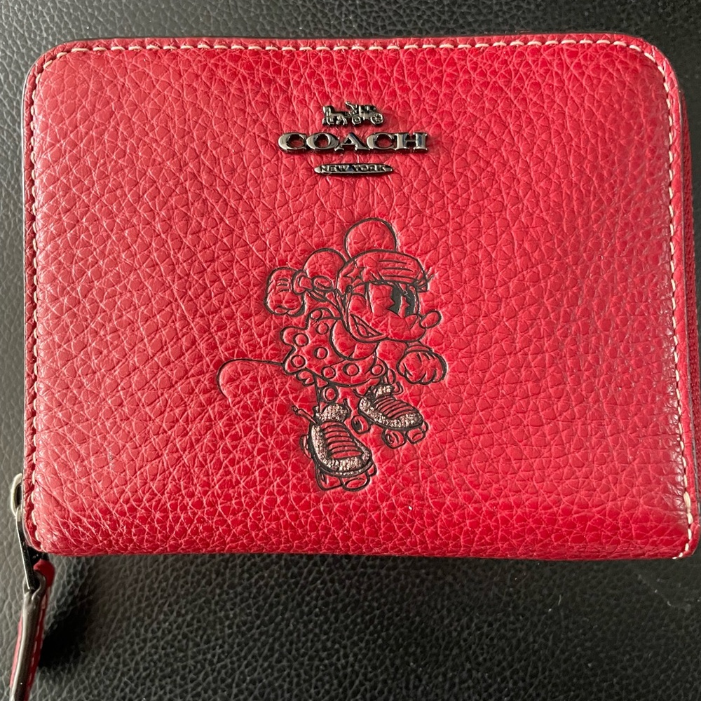 Coach x Disney Minnie Mouse Leather wallet